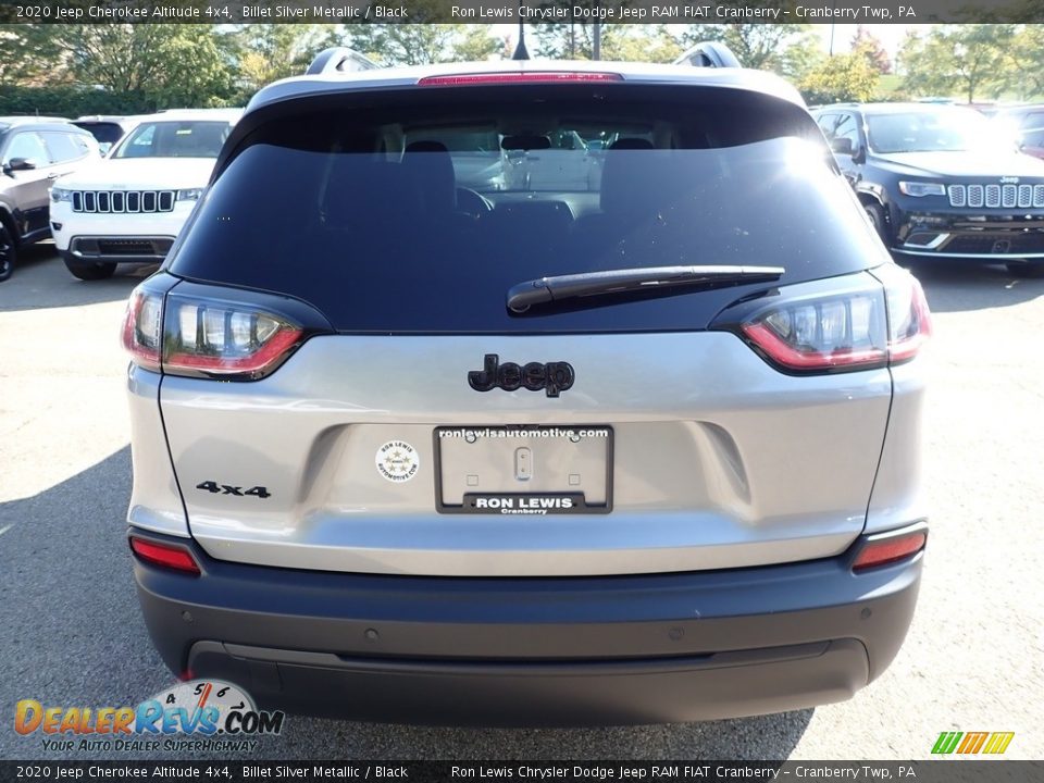 2020 Jeep Cherokee Altitude 4x4 Billet Silver Metallic / Black Photo #6