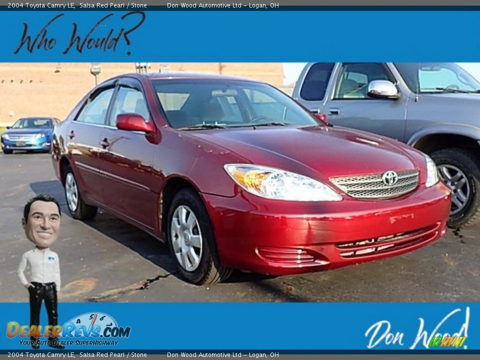 2004 Toyota Camry LE Salsa Red Pearl / Stone Photo #1