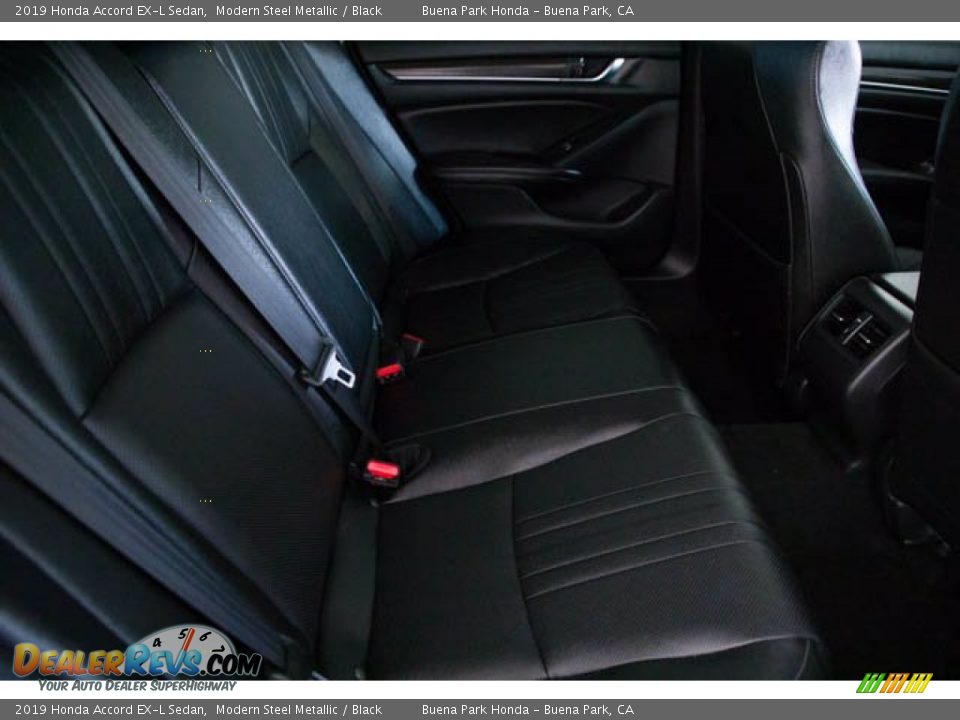 2019 Honda Accord EX-L Sedan Modern Steel Metallic / Black Photo #22