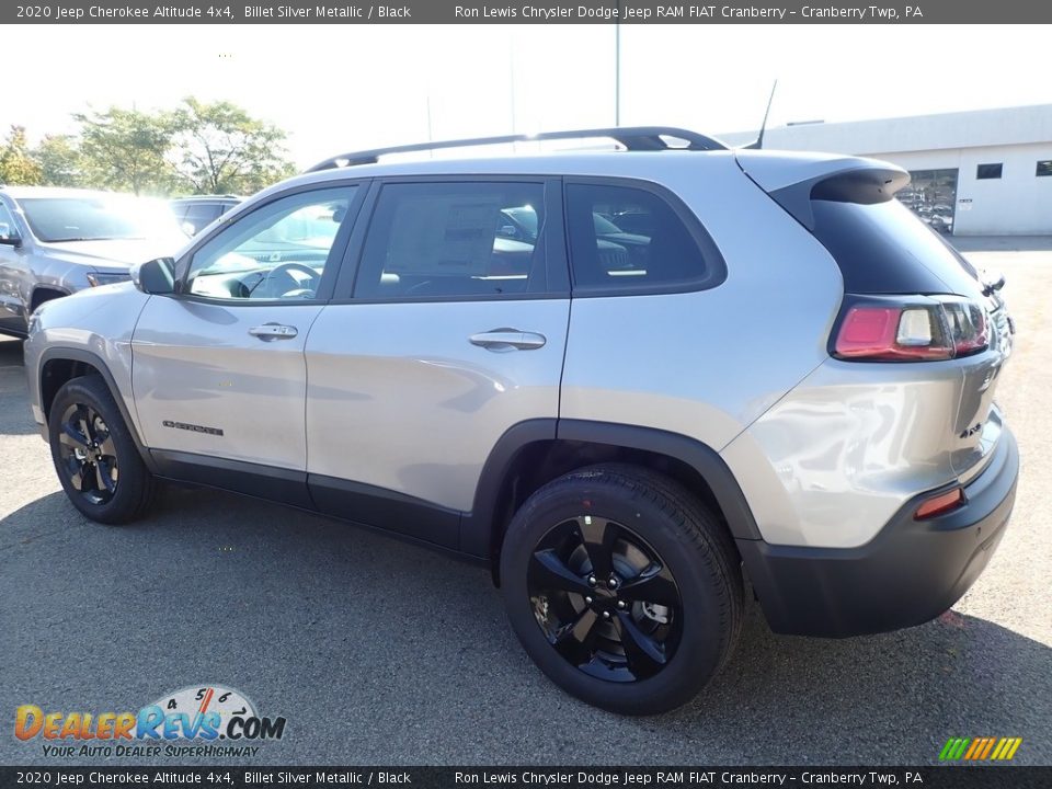 2020 Jeep Cherokee Altitude 4x4 Billet Silver Metallic / Black Photo #8