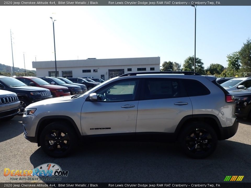 2020 Jeep Cherokee Altitude 4x4 Billet Silver Metallic / Black Photo #9