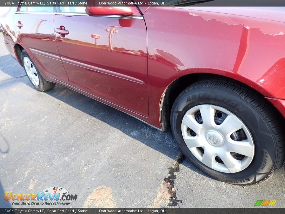 2004 Toyota Camry LE Salsa Red Pearl / Stone Photo #3