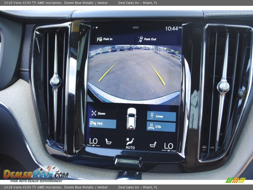 2018 Volvo XC60 T5 AWD Inscription Denim Blue Metallic / Amber Photo #17