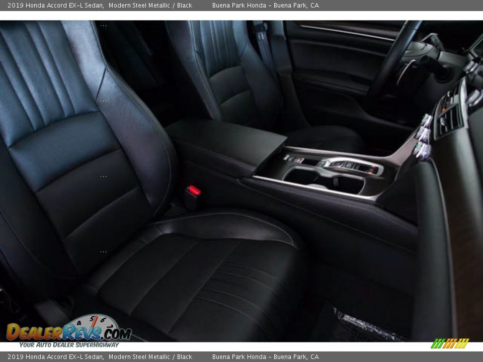 2019 Honda Accord EX-L Sedan Modern Steel Metallic / Black Photo #25