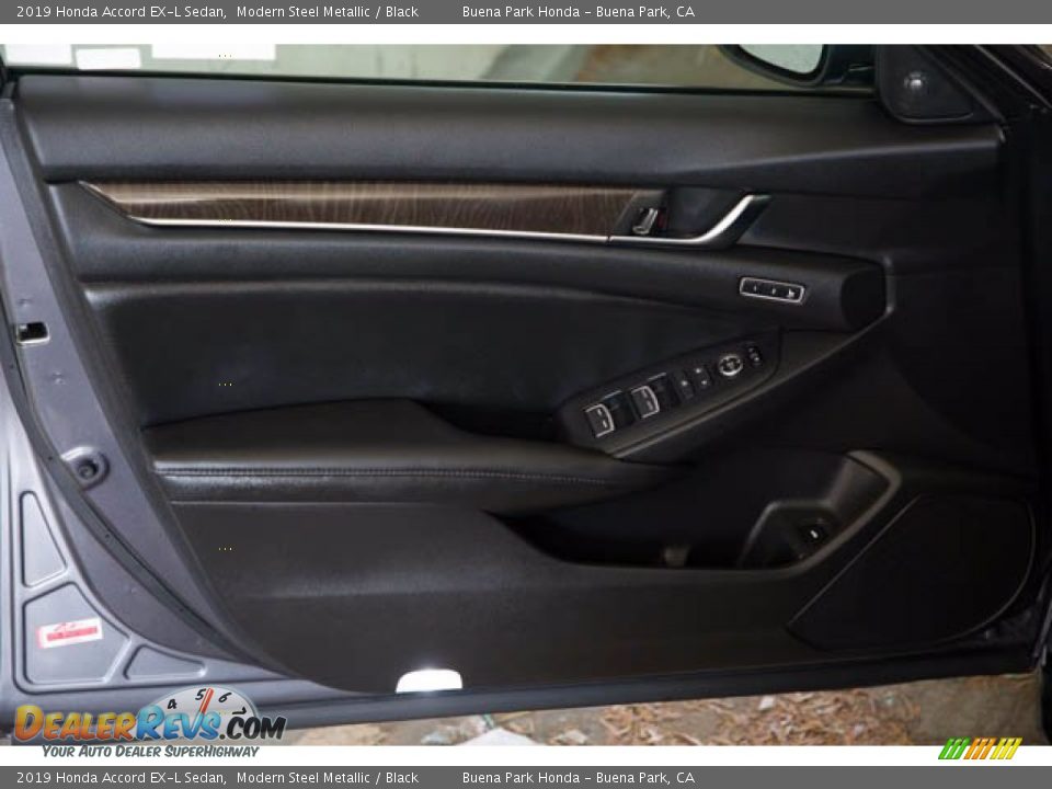2019 Honda Accord EX-L Sedan Modern Steel Metallic / Black Photo #29