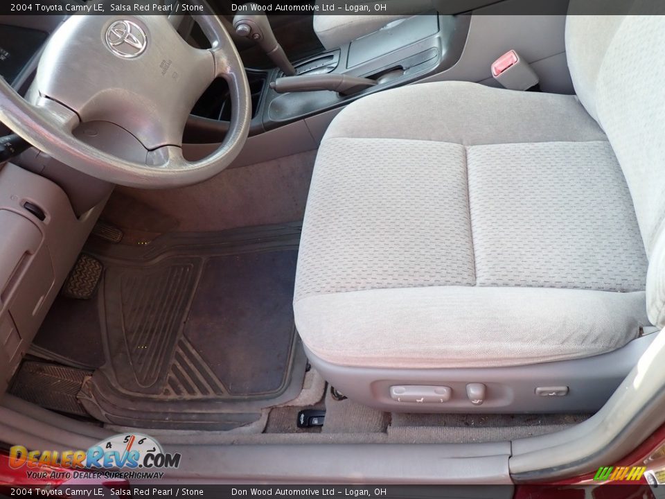 2004 Toyota Camry LE Salsa Red Pearl / Stone Photo #8