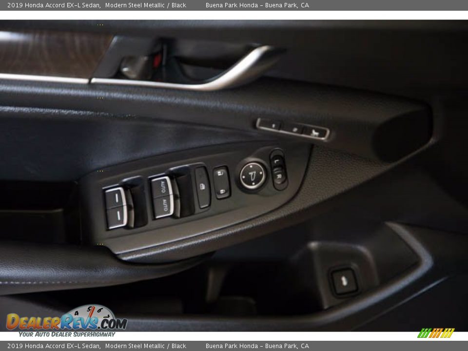 2019 Honda Accord EX-L Sedan Modern Steel Metallic / Black Photo #30