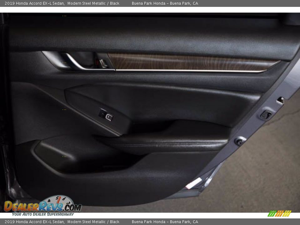 2019 Honda Accord EX-L Sedan Modern Steel Metallic / Black Photo #32