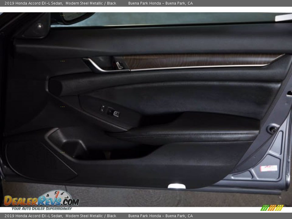2019 Honda Accord EX-L Sedan Modern Steel Metallic / Black Photo #33