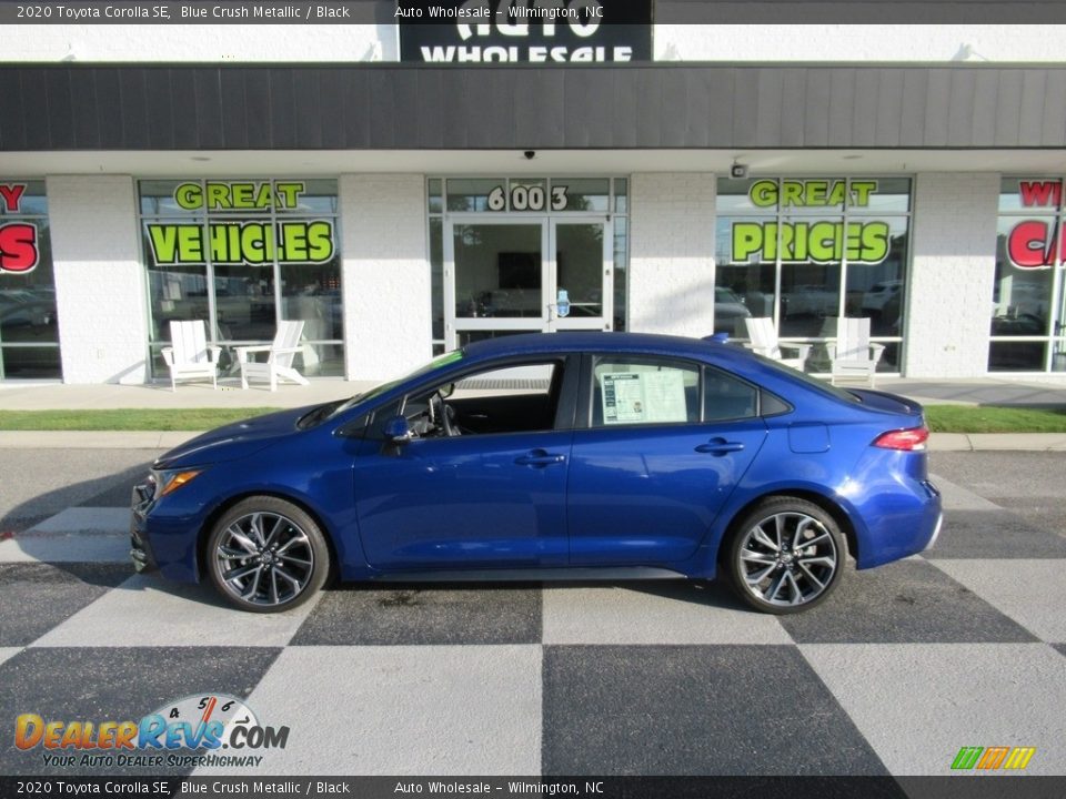 2020 Toyota Corolla SE Blue Crush Metallic / Black Photo #1