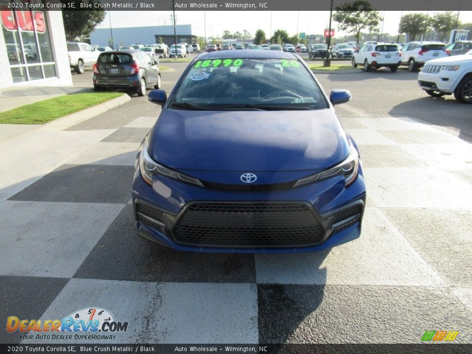 2020 Toyota Corolla SE Blue Crush Metallic / Black Photo #2