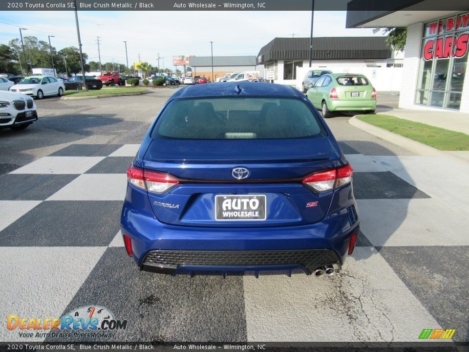 2020 Toyota Corolla SE Blue Crush Metallic / Black Photo #4