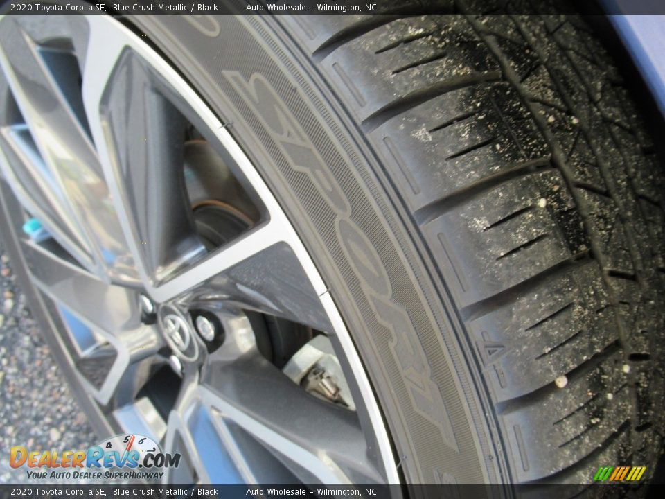 2020 Toyota Corolla SE Blue Crush Metallic / Black Photo #9