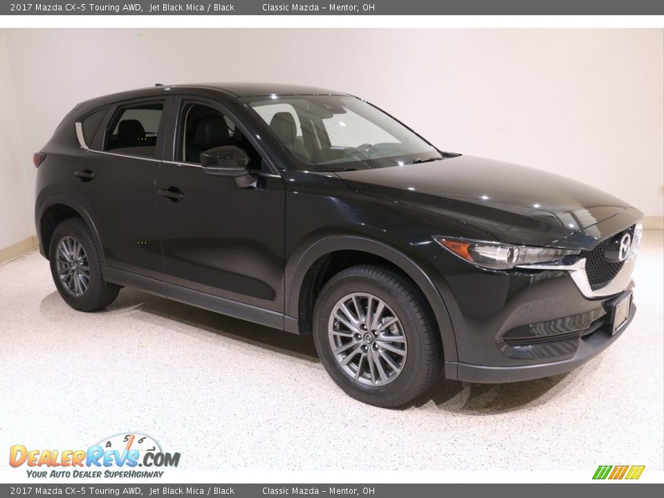 2017 Mazda CX-5 Touring AWD Jet Black Mica / Black Photo #1