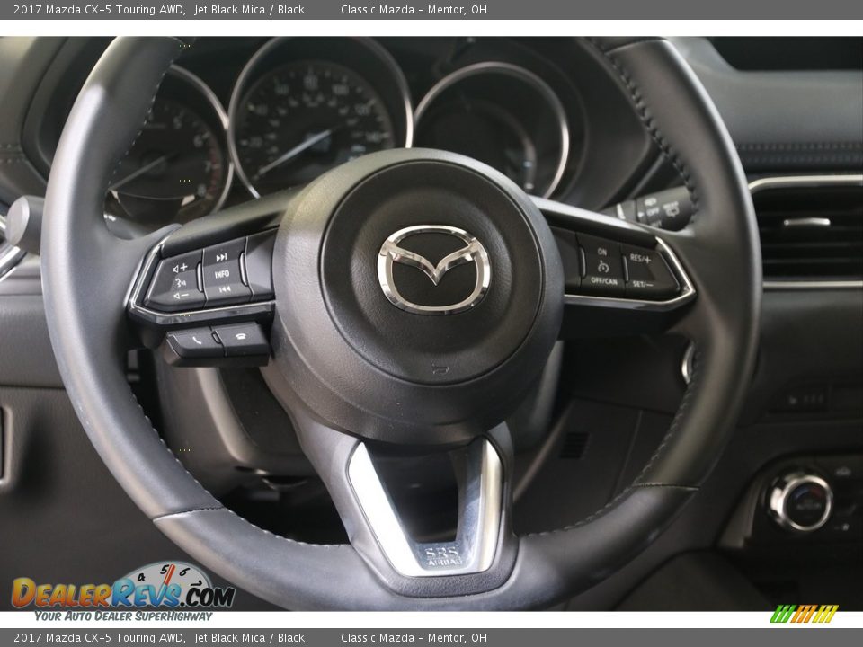2017 Mazda CX-5 Touring AWD Jet Black Mica / Black Photo #6