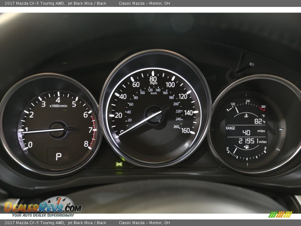 2017 Mazda CX-5 Touring AWD Jet Black Mica / Black Photo #7