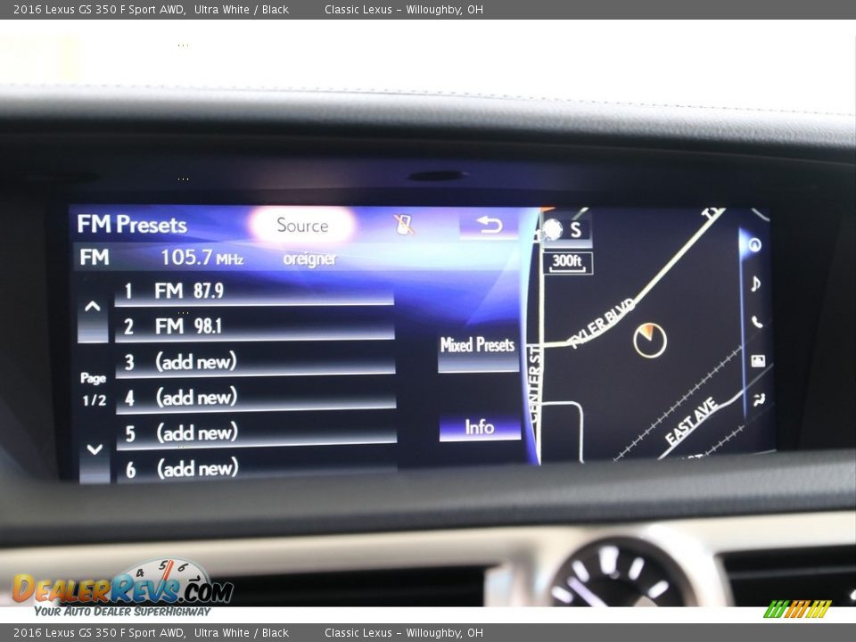 Audio System of 2016 Lexus GS 350 F Sport AWD Photo #13