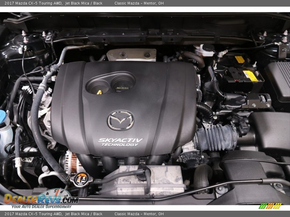 2017 Mazda CX-5 Touring AWD Jet Black Mica / Black Photo #17