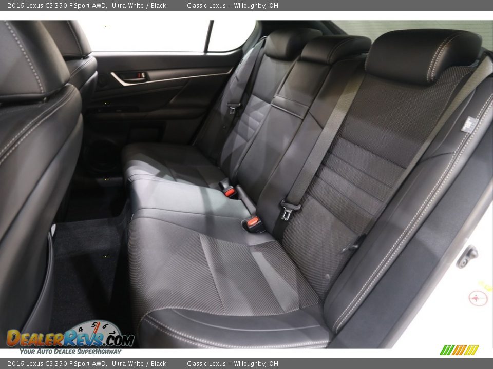 Rear Seat of 2016 Lexus GS 350 F Sport AWD Photo #23