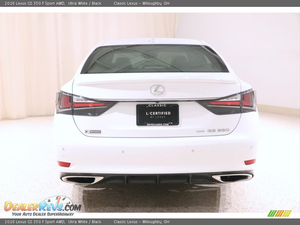 2016 Lexus GS 350 F Sport AWD Ultra White / Black Photo #25