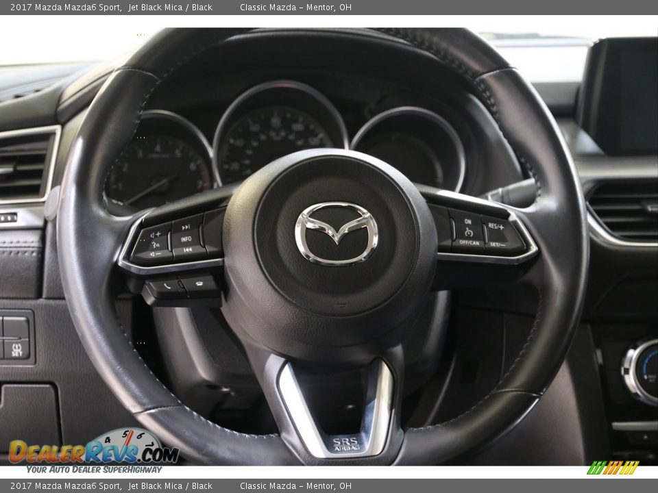 2017 Mazda Mazda6 Sport Jet Black Mica / Black Photo #6