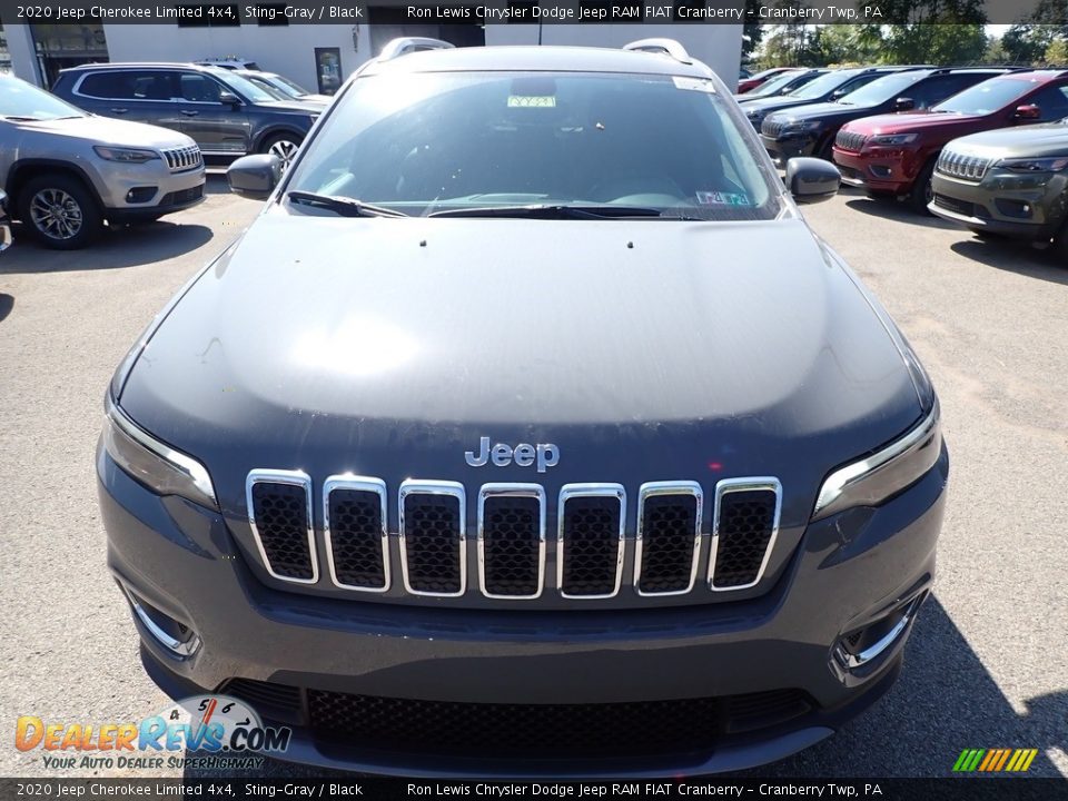 2020 Jeep Cherokee Limited 4x4 Sting-Gray / Black Photo #2