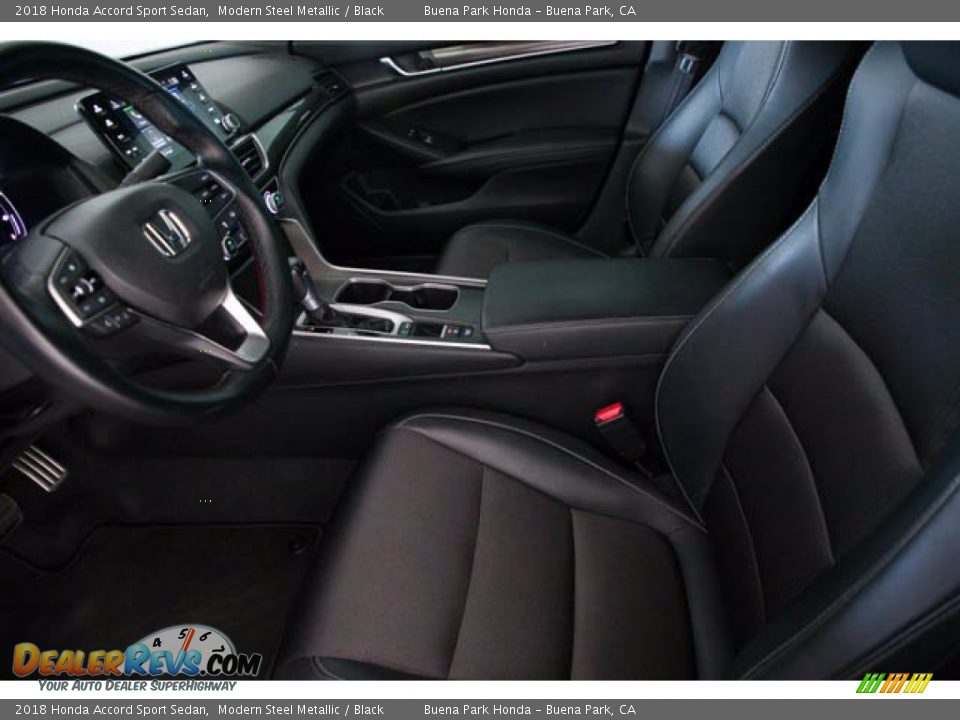 2018 Honda Accord Sport Sedan Modern Steel Metallic / Black Photo #3