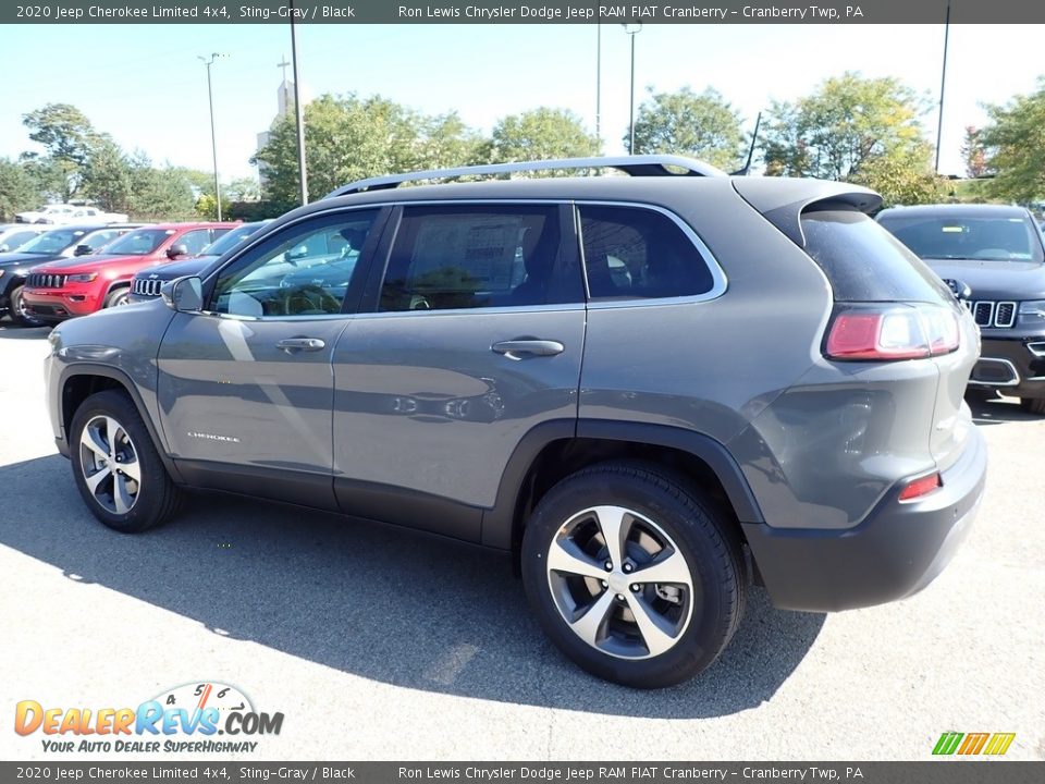 2020 Jeep Cherokee Limited 4x4 Sting-Gray / Black Photo #8