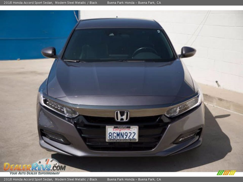 2018 Honda Accord Sport Sedan Modern Steel Metallic / Black Photo #7