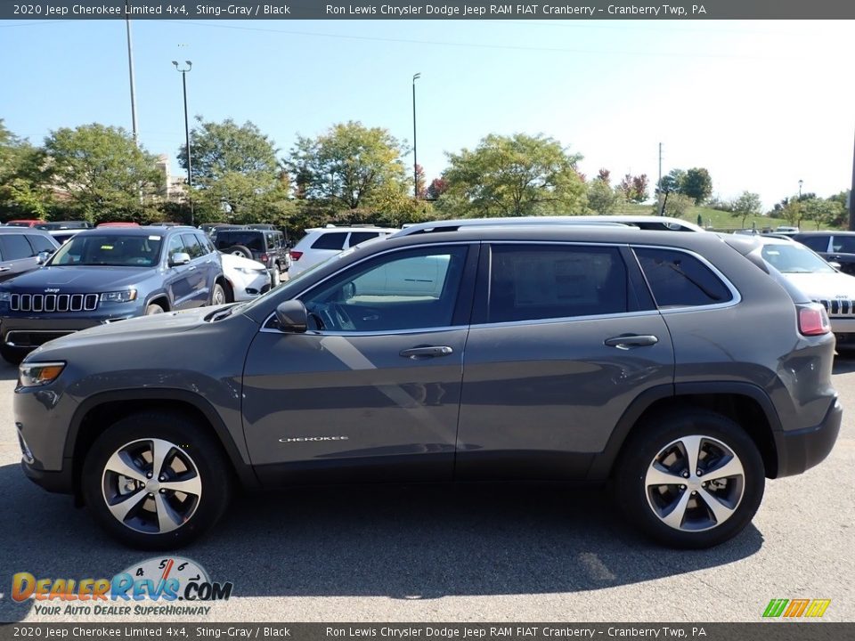 2020 Jeep Cherokee Limited 4x4 Sting-Gray / Black Photo #9