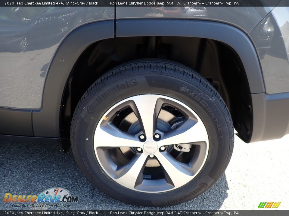 2020 Jeep Cherokee Limited 4x4 Sting-Gray / Black Photo #10