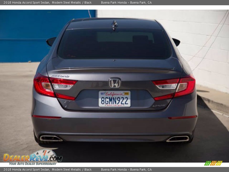 2018 Honda Accord Sport Sedan Modern Steel Metallic / Black Photo #9