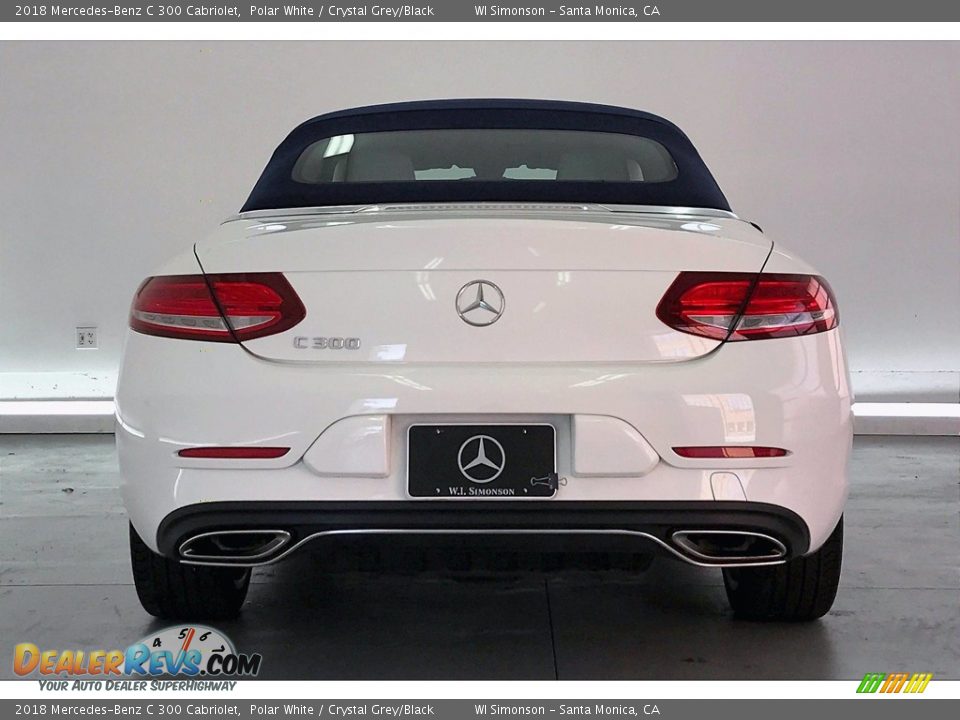 2018 Mercedes-Benz C 300 Cabriolet Polar White / Crystal Grey/Black Photo #3