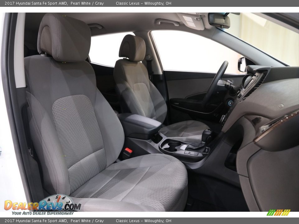 Front Seat of 2017 Hyundai Santa Fe Sport AWD Photo #17