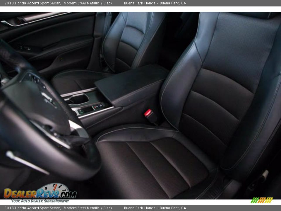 2018 Honda Accord Sport Sedan Modern Steel Metallic / Black Photo #18