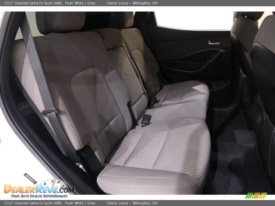 Rear Seat of 2017 Hyundai Santa Fe Sport AWD Photo #18