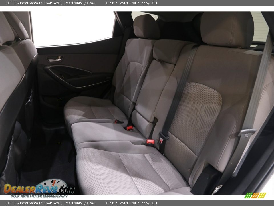 Rear Seat of 2017 Hyundai Santa Fe Sport AWD Photo #19