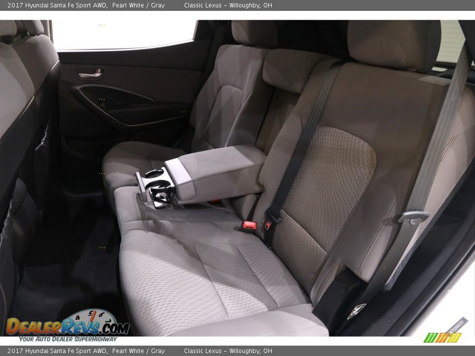 Rear Seat of 2017 Hyundai Santa Fe Sport AWD Photo #20