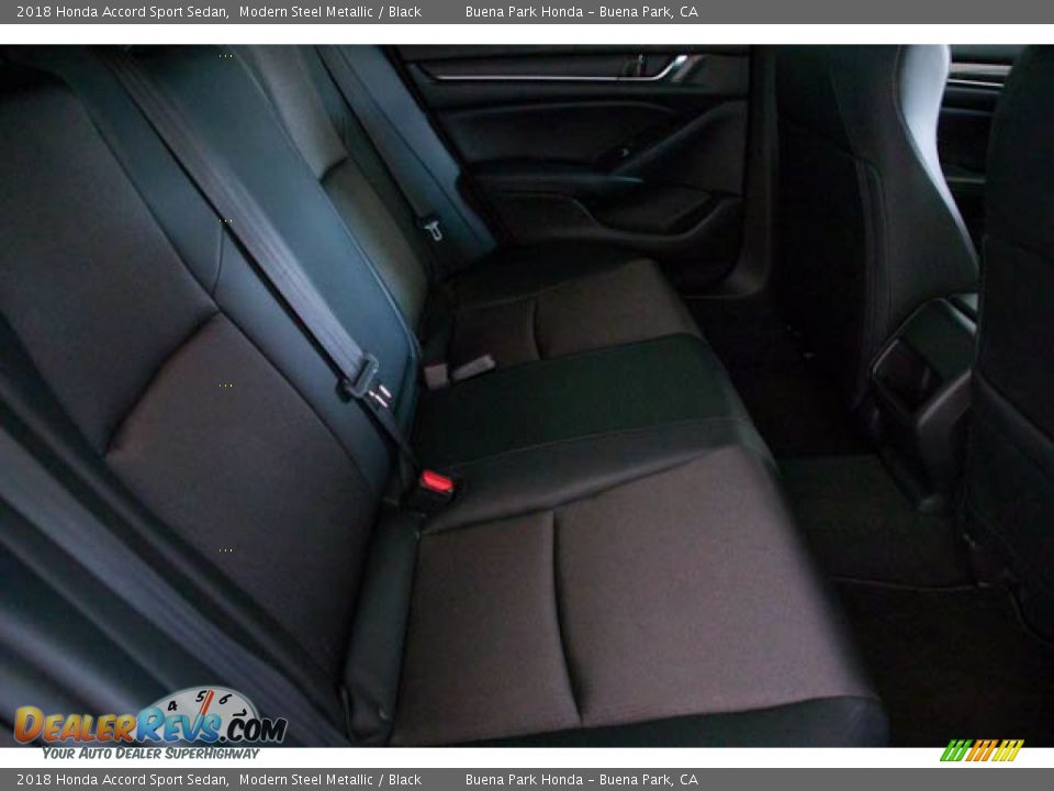2018 Honda Accord Sport Sedan Modern Steel Metallic / Black Photo #21
