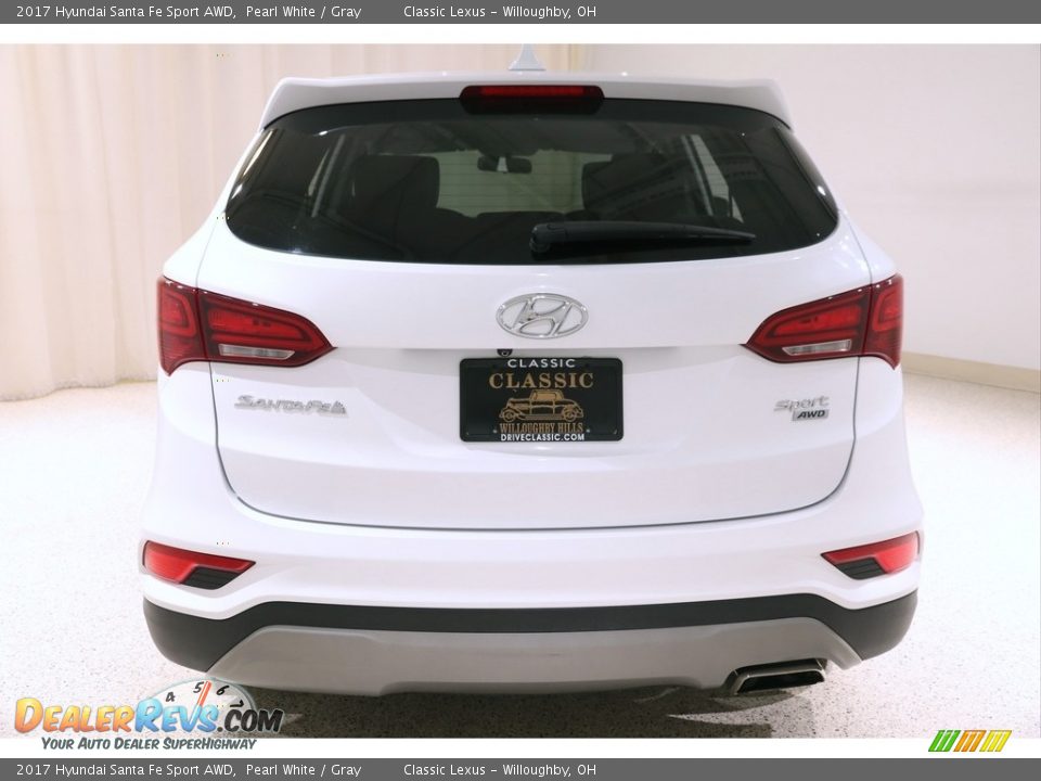 2017 Hyundai Santa Fe Sport AWD Pearl White / Gray Photo #21