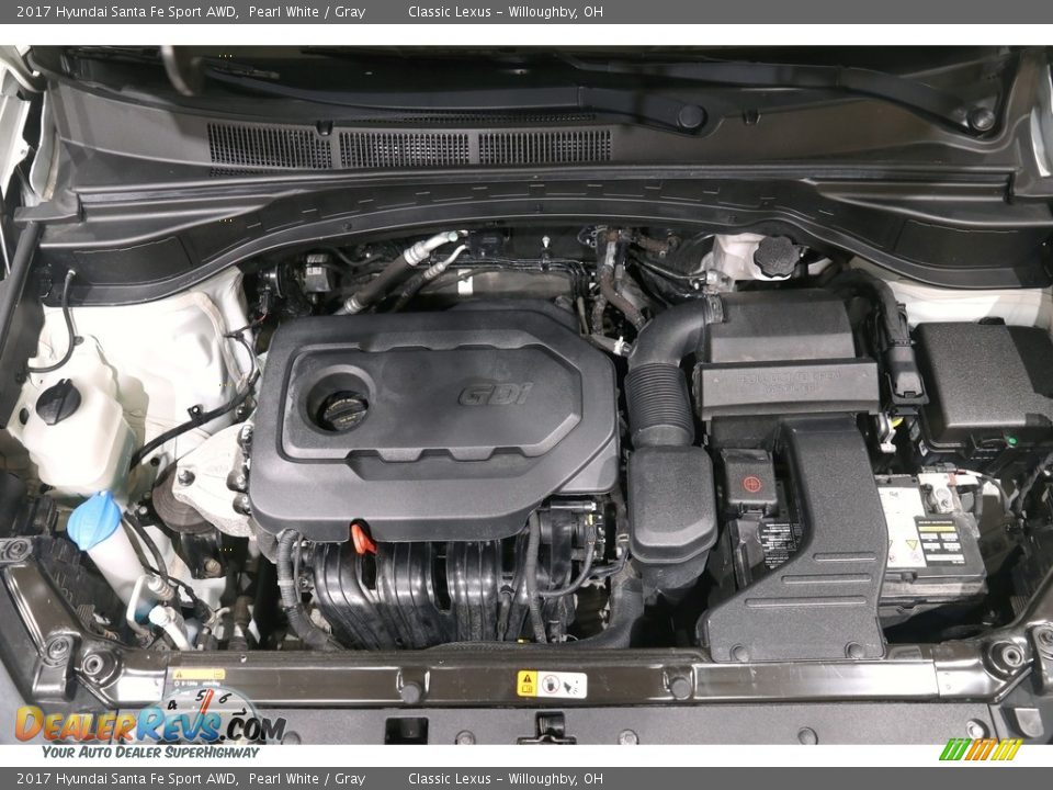 2017 Hyundai Santa Fe Sport AWD 2.4 Liter GDI DOHC 16-Valve D-CVVT 4 Cylinder Engine Photo #22