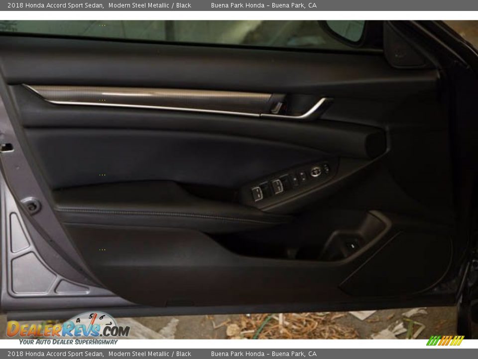 2018 Honda Accord Sport Sedan Modern Steel Metallic / Black Photo #28