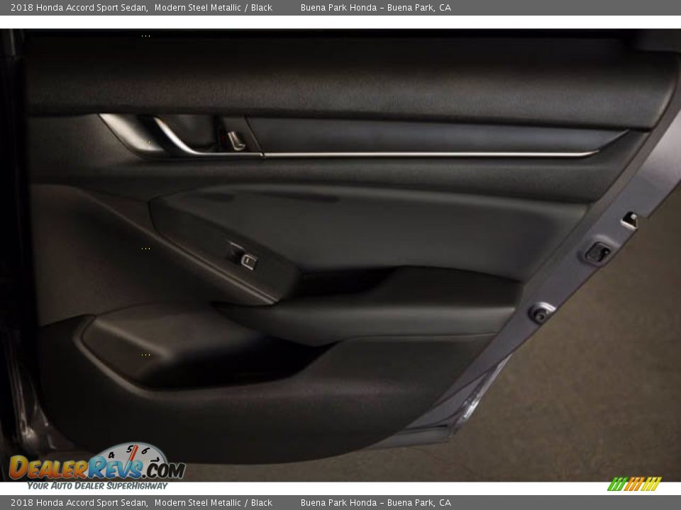 2018 Honda Accord Sport Sedan Modern Steel Metallic / Black Photo #31