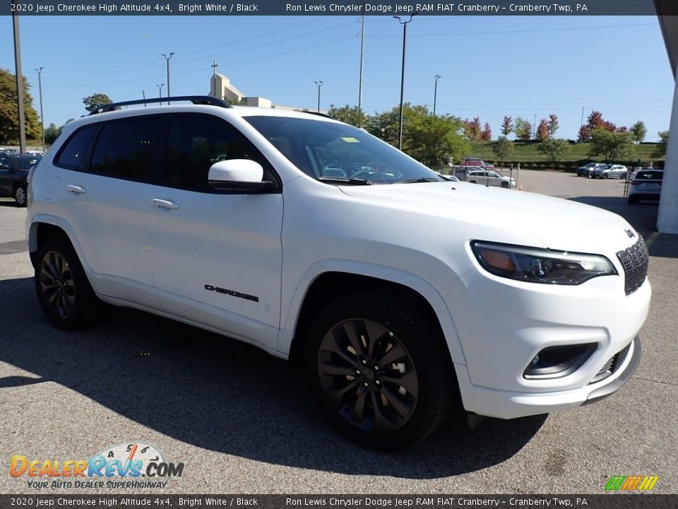 2020 Jeep Cherokee High Altitude 4x4 Bright White / Black Photo #3
