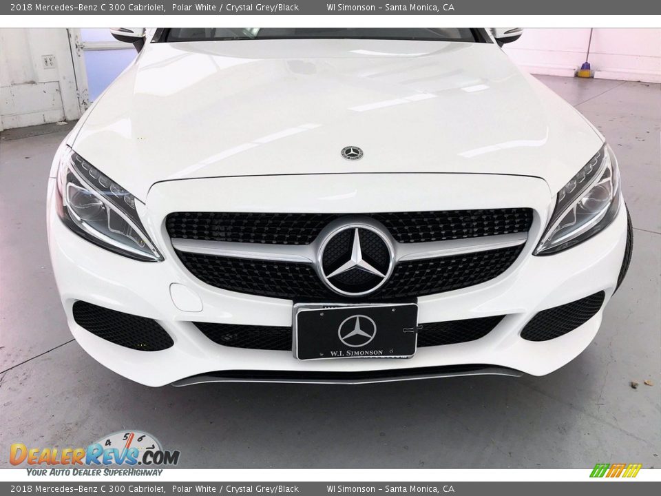 2018 Mercedes-Benz C 300 Cabriolet Polar White / Crystal Grey/Black Photo #33