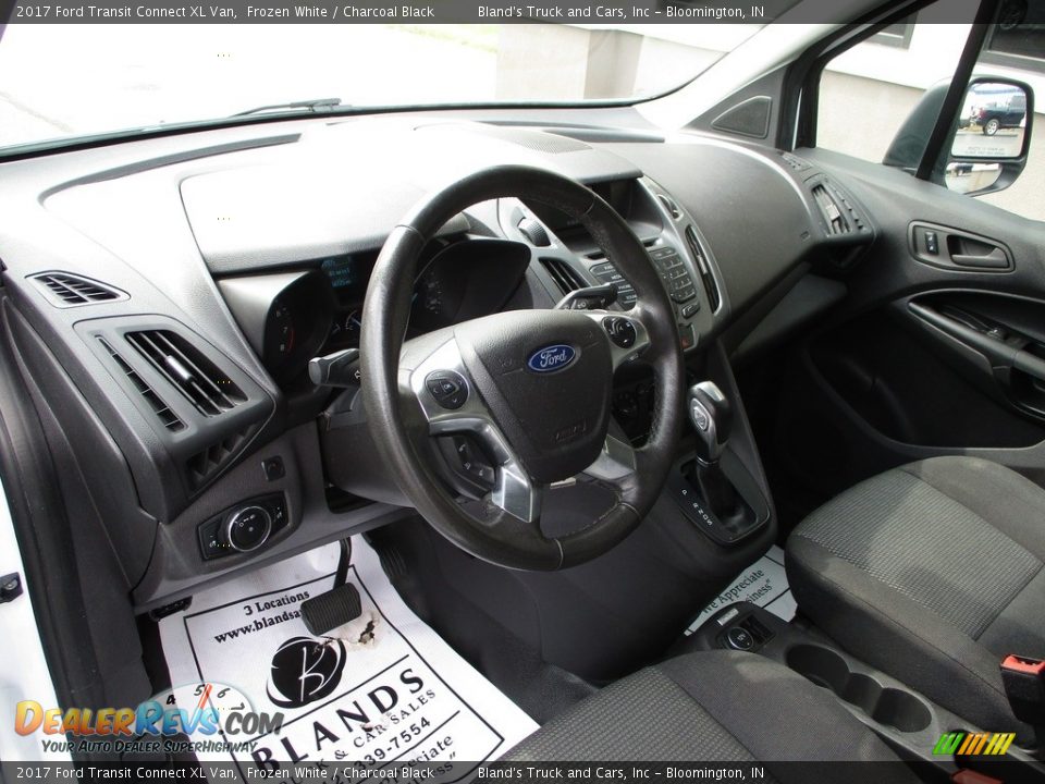 2017 Ford Transit Connect XL Van Frozen White / Charcoal Black Photo #6