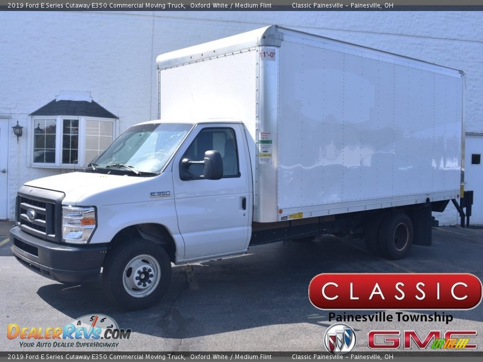 2019 Ford E Series Cutaway E350 Commercial Moving Truck Oxford White / Medium Flint Photo #1