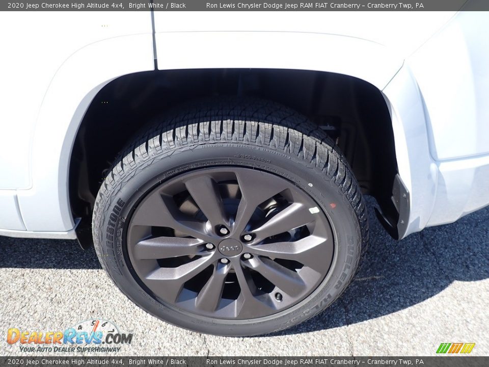 2020 Jeep Cherokee High Altitude 4x4 Bright White / Black Photo #10