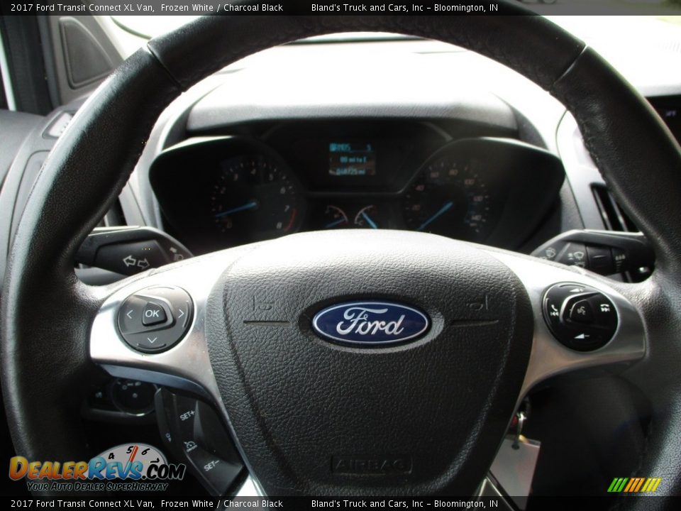 2017 Ford Transit Connect XL Van Frozen White / Charcoal Black Photo #11