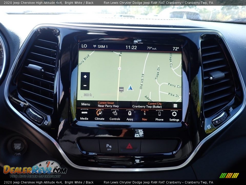 2020 Jeep Cherokee High Altitude 4x4 Bright White / Black Photo #18